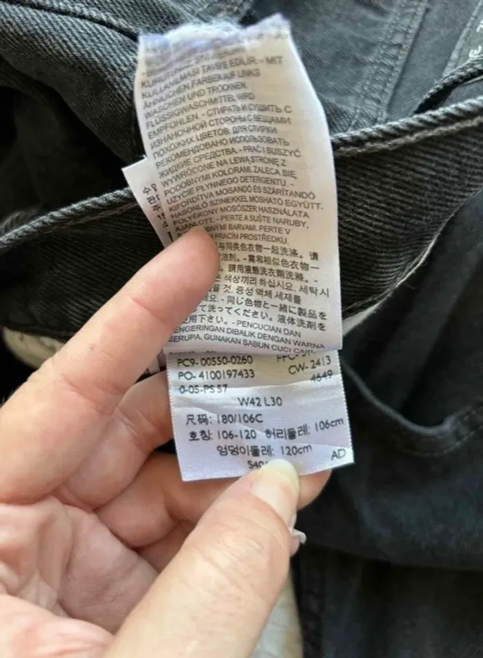 Jean Levi’s 550 Relaxed Fit droit taille haute Noir Homme/Unisexe W42 L30 (XXL/52) - photo numéro 8