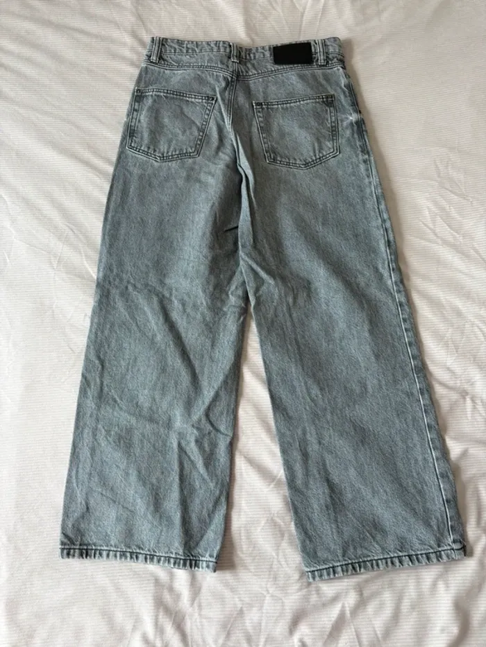Jean jambe large gris – One Step – Taille 36 - photo numéro 2