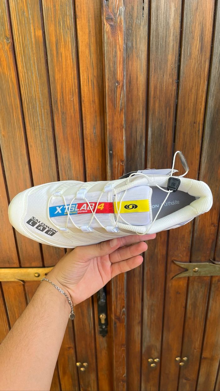 Salomon xt-4 OG Blanches White Ebony Lunar Rock - Taille 42 - photo numéro 4
