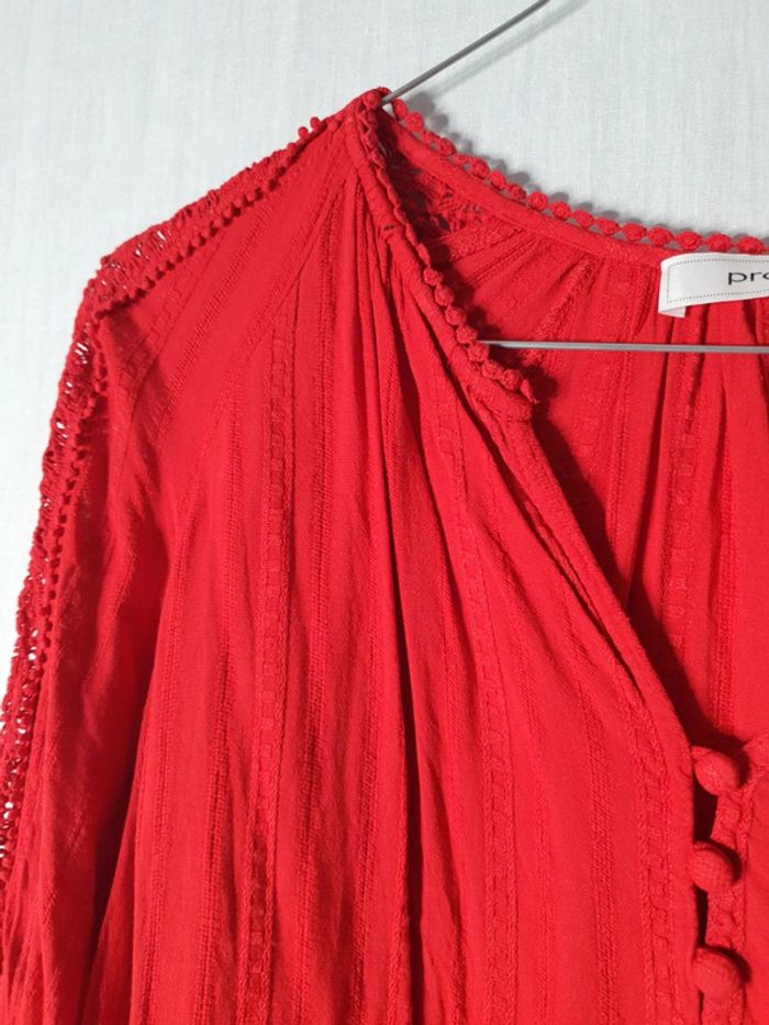 Blouse rouge promod - photo numéro 4
