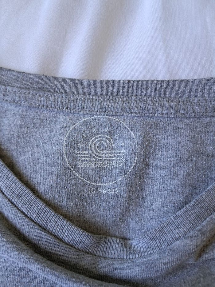 T shirt gris Longboard 10 ans - photo numéro 3