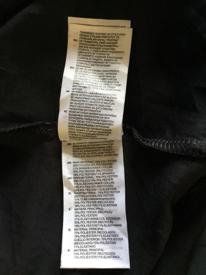 Haut 1/4zip manches longues prêt du corps pour homme Adidas noir taille M 145 - photo numéro 15