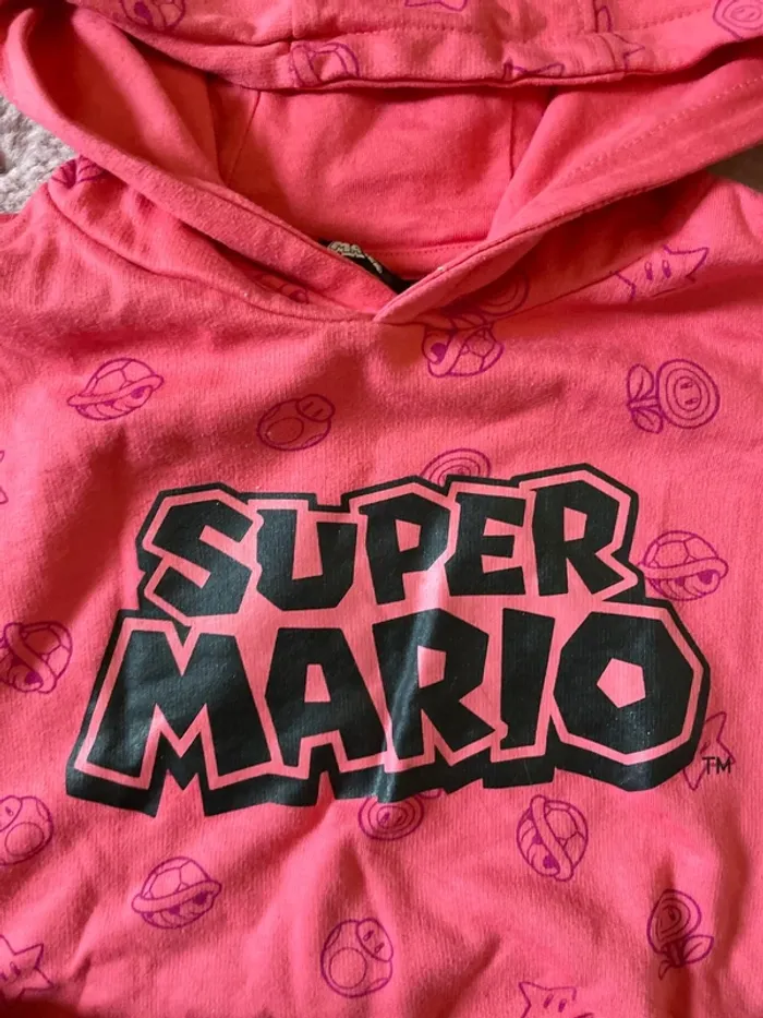 Pull super Mario avec capuche - photo numéro 3