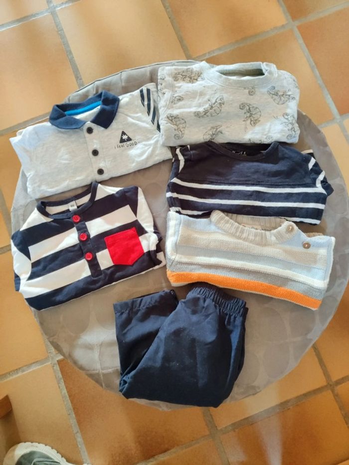 Lot vêtements hiver automne taille 6 mois