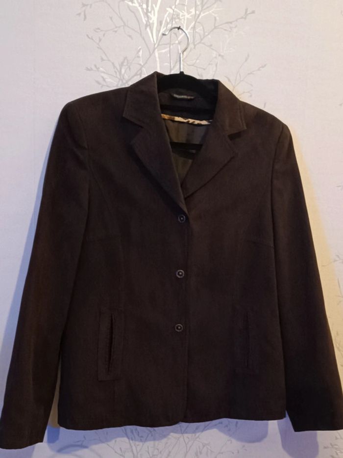 Veste marron suédine