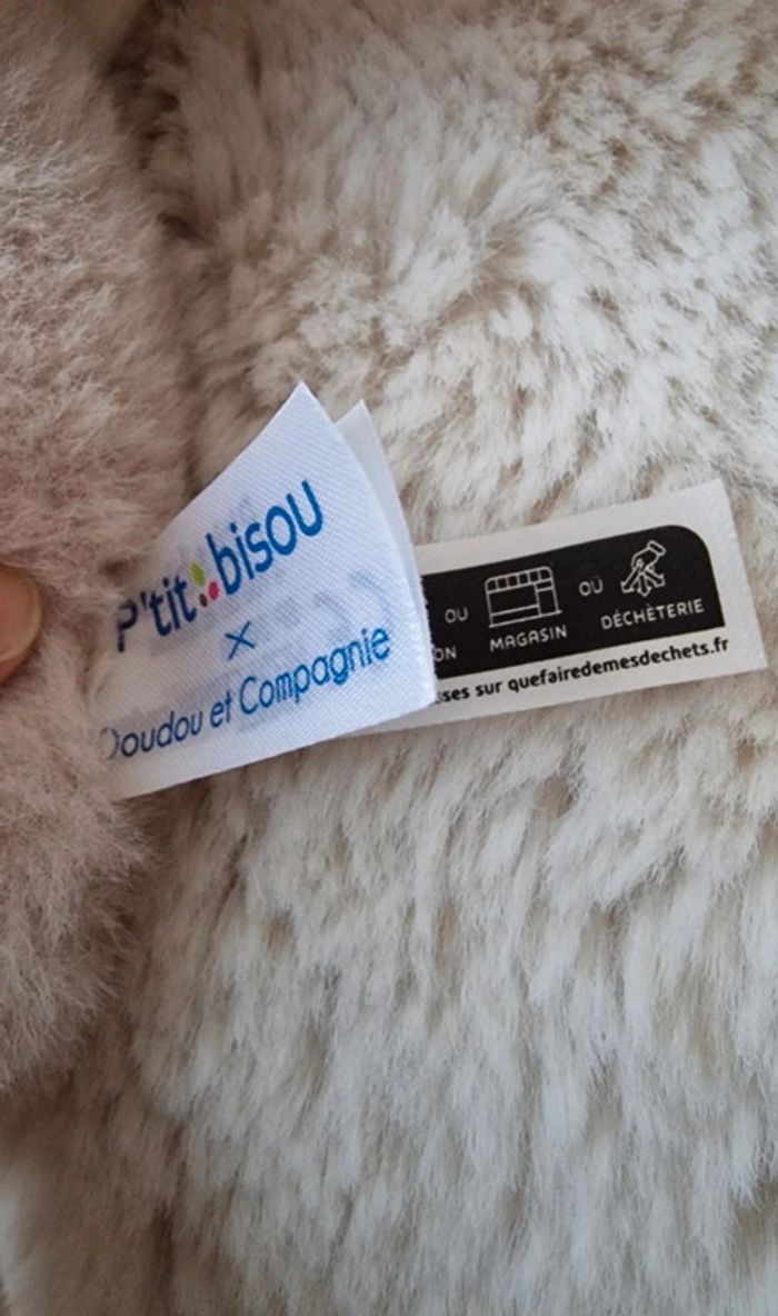 Doudou lapin P'tit bisou - photo numéro 3