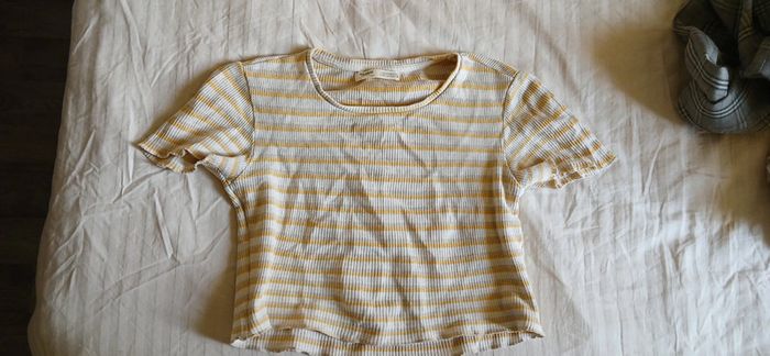 Lot deux crop top couleur pastel Pull&Bear - photo numéro 5
