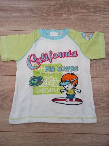 T-shirt manches courtes multicolore marque in extenso 2 ans