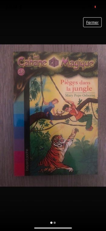Livre La Cabane Magique Piège dans la jungle Numéro 18