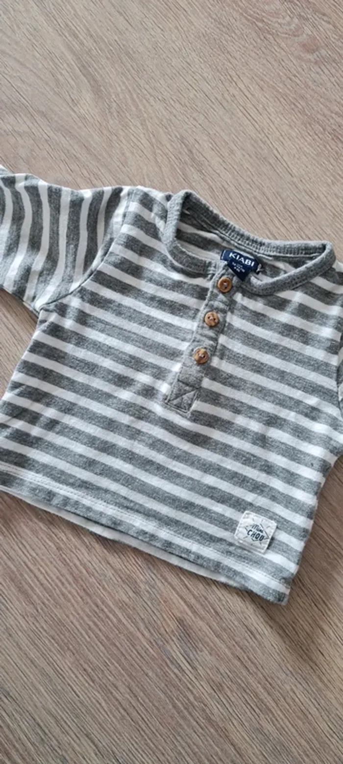 Pull fin manche longue 1 mois