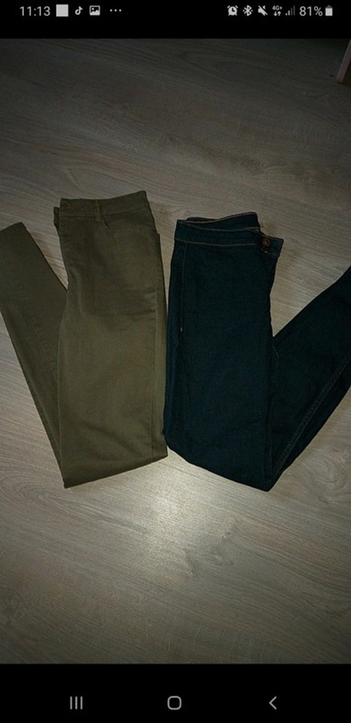 Slim mango et h&m comme neufs