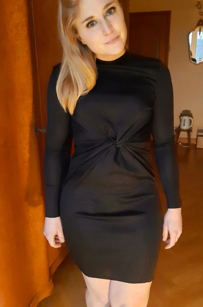 Robe pimkie torsadée noir M - photo numéro 3