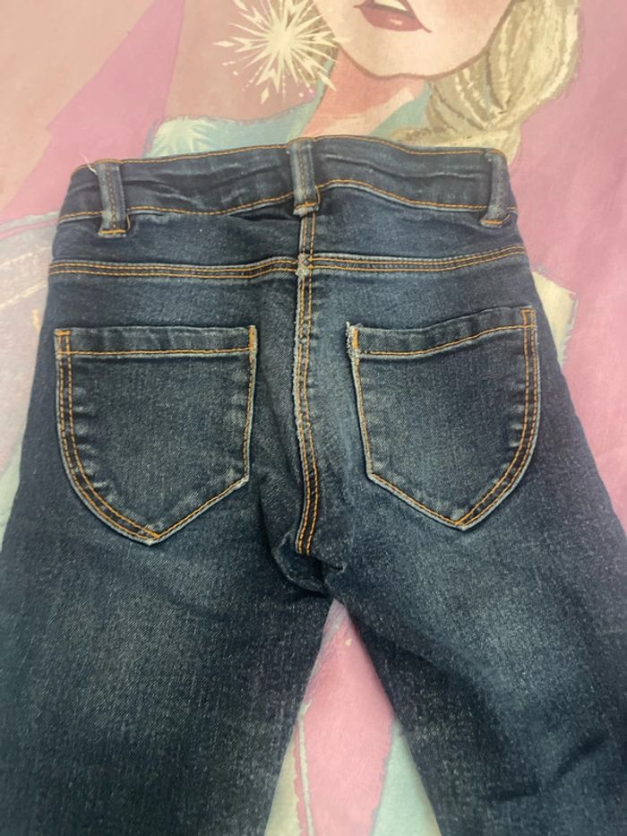 Jean fille bleu slim Kiabi 3 ans - photo numéro 4