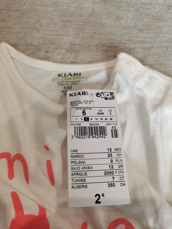 Tee shirt mini love - photo numéro 2