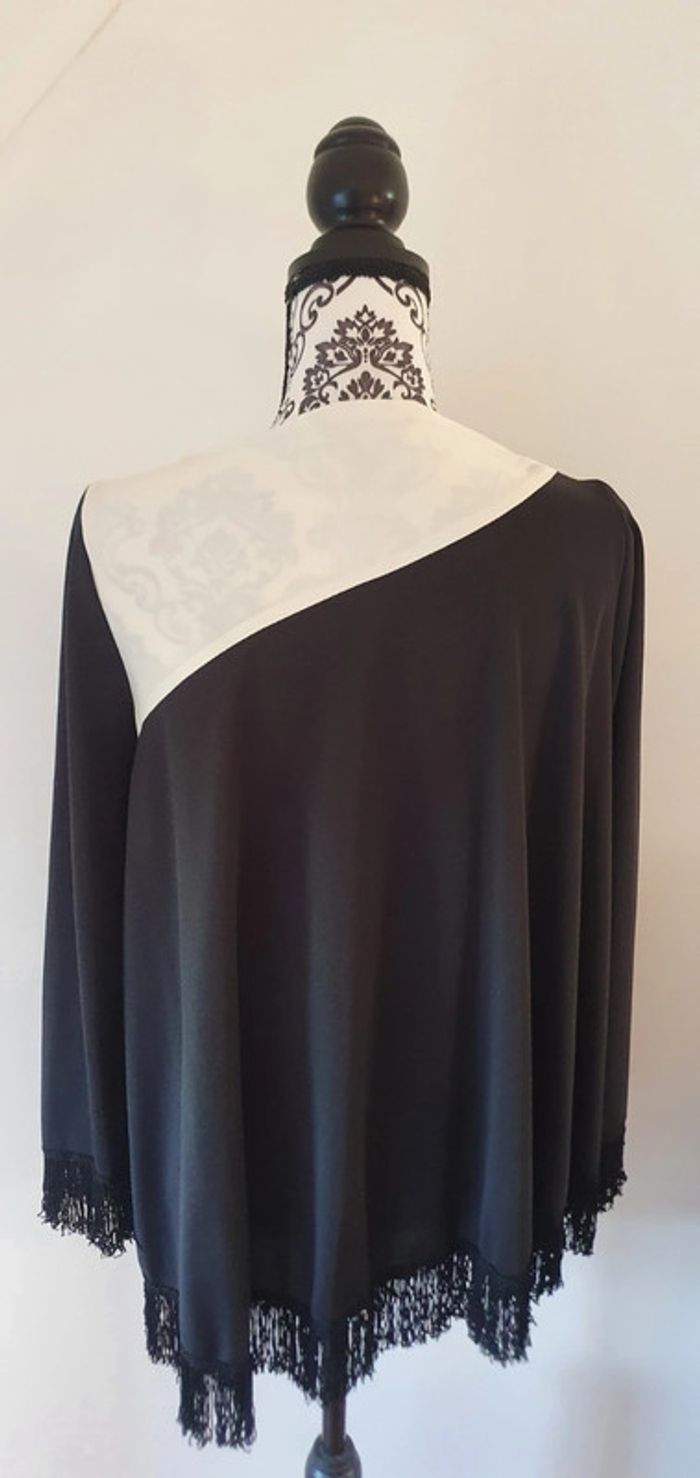 Blouse fluide  a frange - photo numéro 4