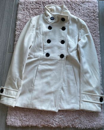 Manteau blanc taille 36 Camaïeu
