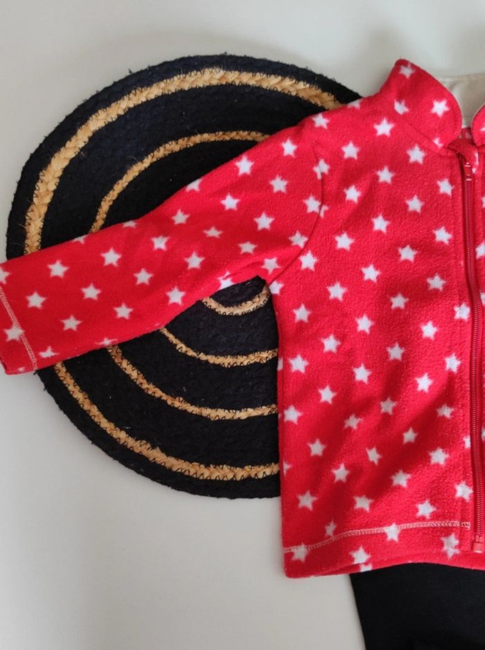 Veste gilet polaire étoilé 🌟 bébé fille mi saison printemps automne et hiver - photo numéro 5