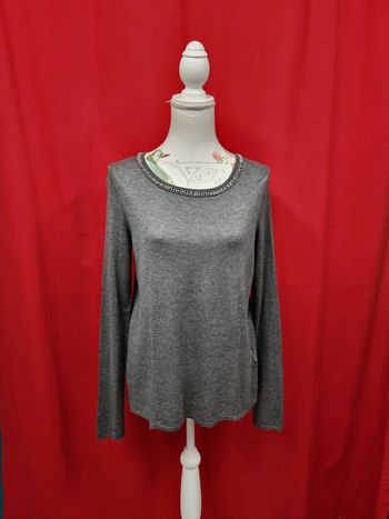 Sud Express pull femme gris * taille M *