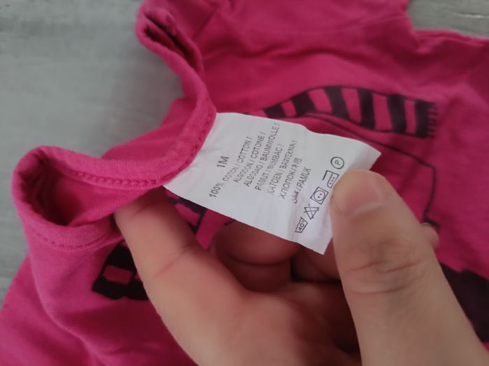 t-shirt manche longue 1 mois - photo numéro 4