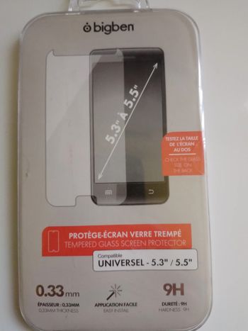 protège écran vitre trempé neuf