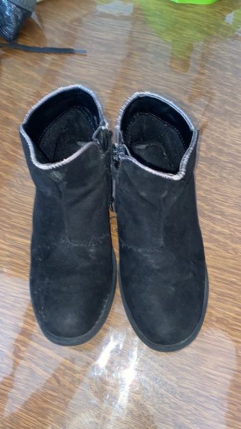 Bottine noir fille