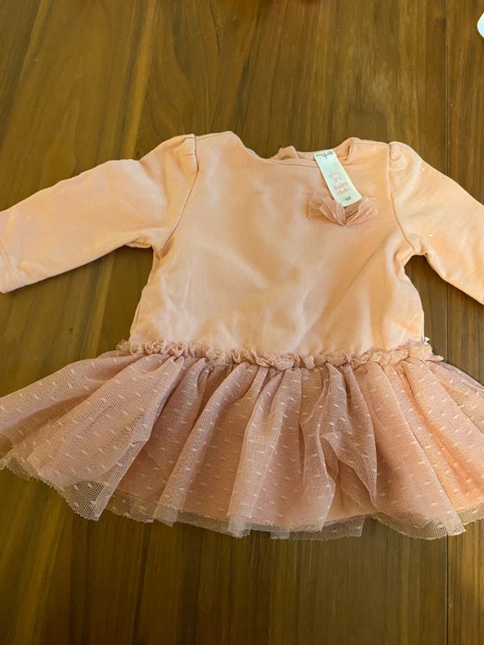 Lot robes été 0-3 mois 62 cm coton C&A - photo numéro 4