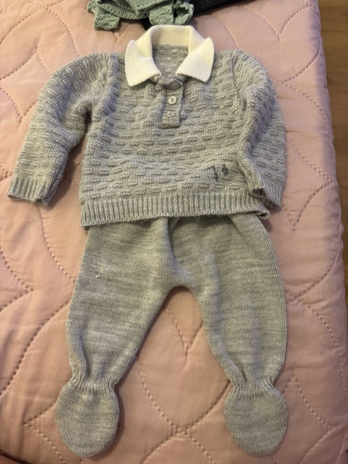 Ensemble garçon bébé 1-3 mois