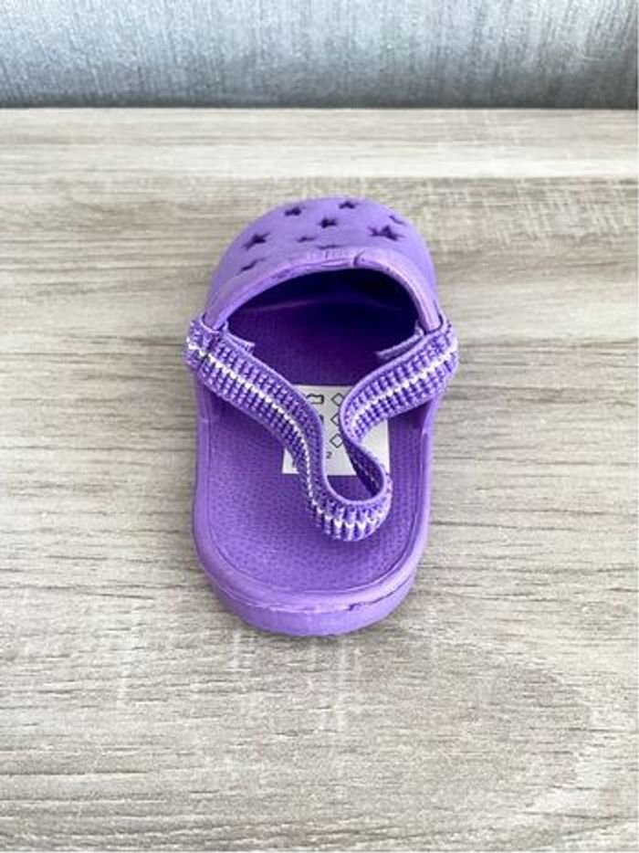 Sabots crocs violet bébé fille taille 19 - photo numéro 4