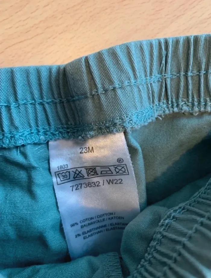 Pantalon, tregging, jegging vert amande, legging - photo numéro 2