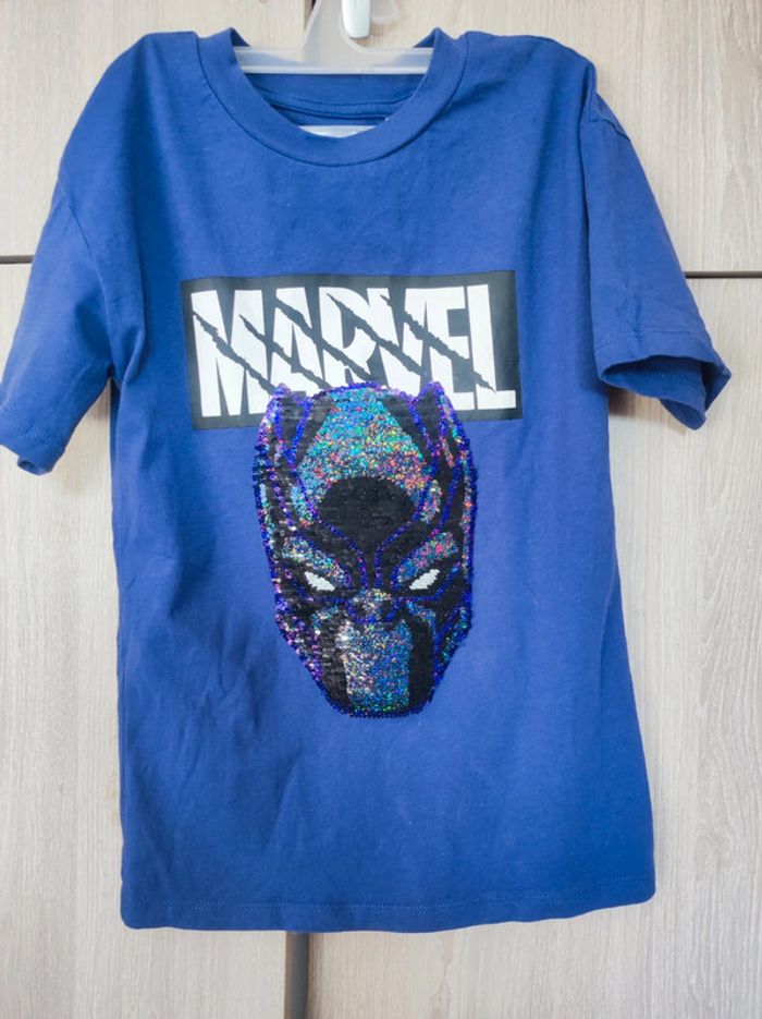 T shirt héro Marvel sequins reversible 8 ans h&m - photo numéro 5