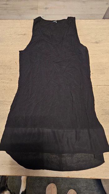 Robe courte noire, large, à brelettes, La Redoute, taille de 40 à 46