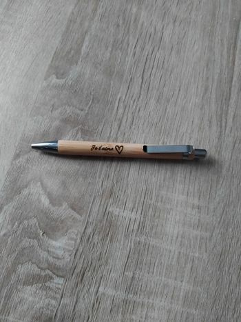 Stylo gravé "je t'aime" neuf