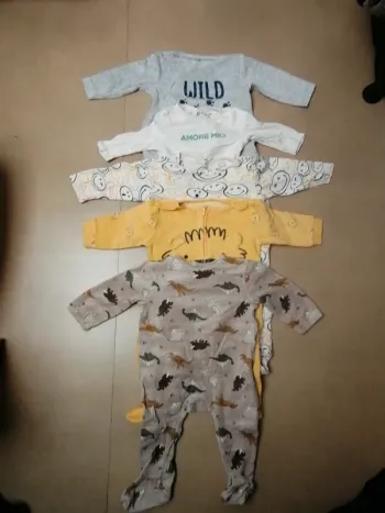 Pyjama bb garçon 9 mois lot de 5
