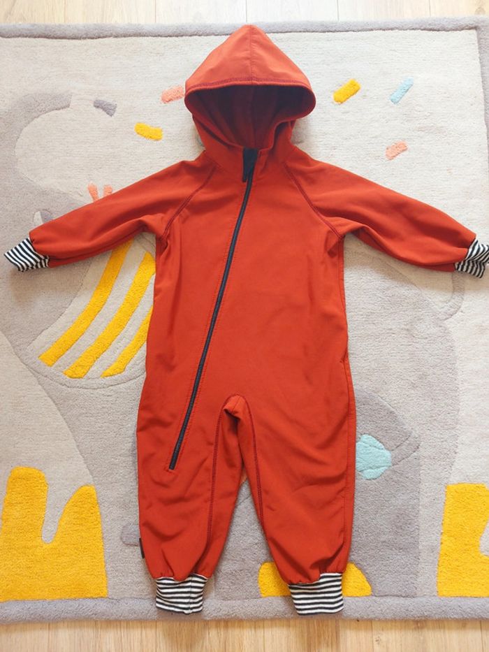 Combinaison softshell IELM terracotta marinière 98cm - photo numéro 2