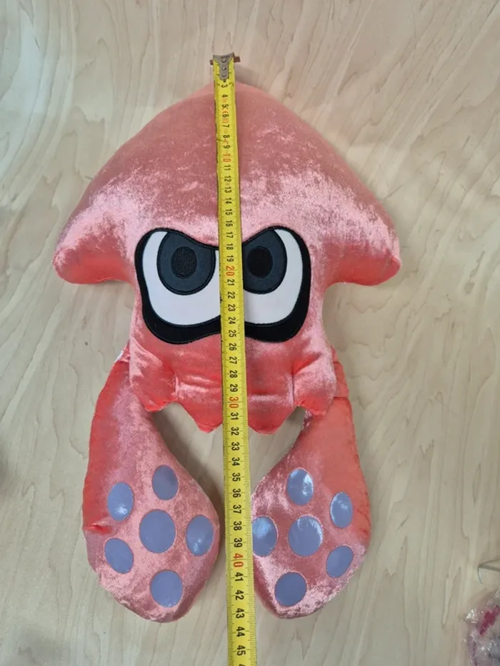 Peluche Pieuvre Splatoon 3 rose - photo numéro 5
