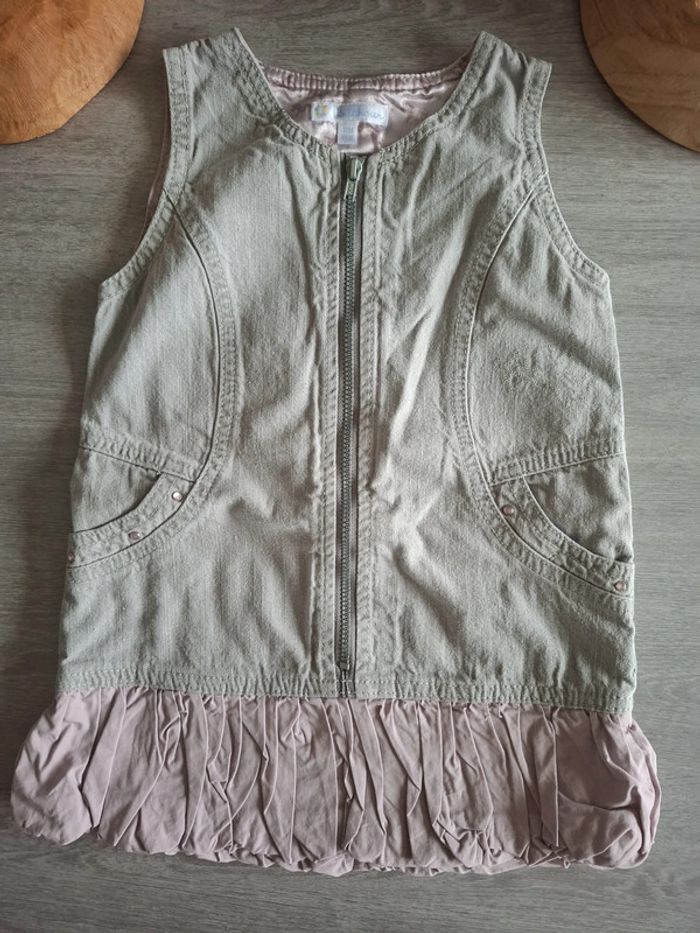 Jolie robe en jean gris 18 mois - photo numéro 2