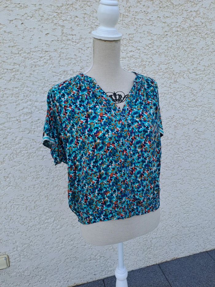 Blouse chemise Miss Captain Tortue ample t. 38