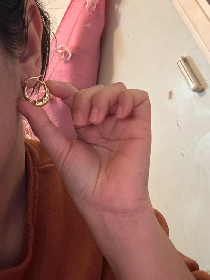 Boucles d’oreilles en acier inoxydable - photo numéro 2