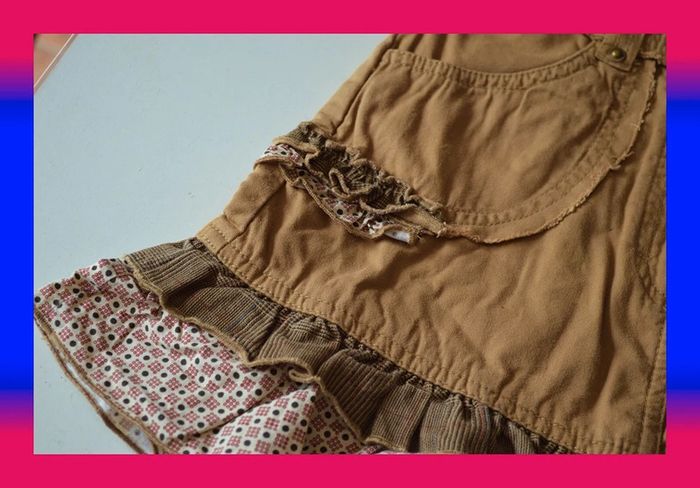 Jupe Alphabet marron taille 6 ans / 116 cm - photo numéro 3