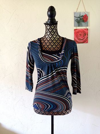 🌸Haut manches 3/4, taille 34/36