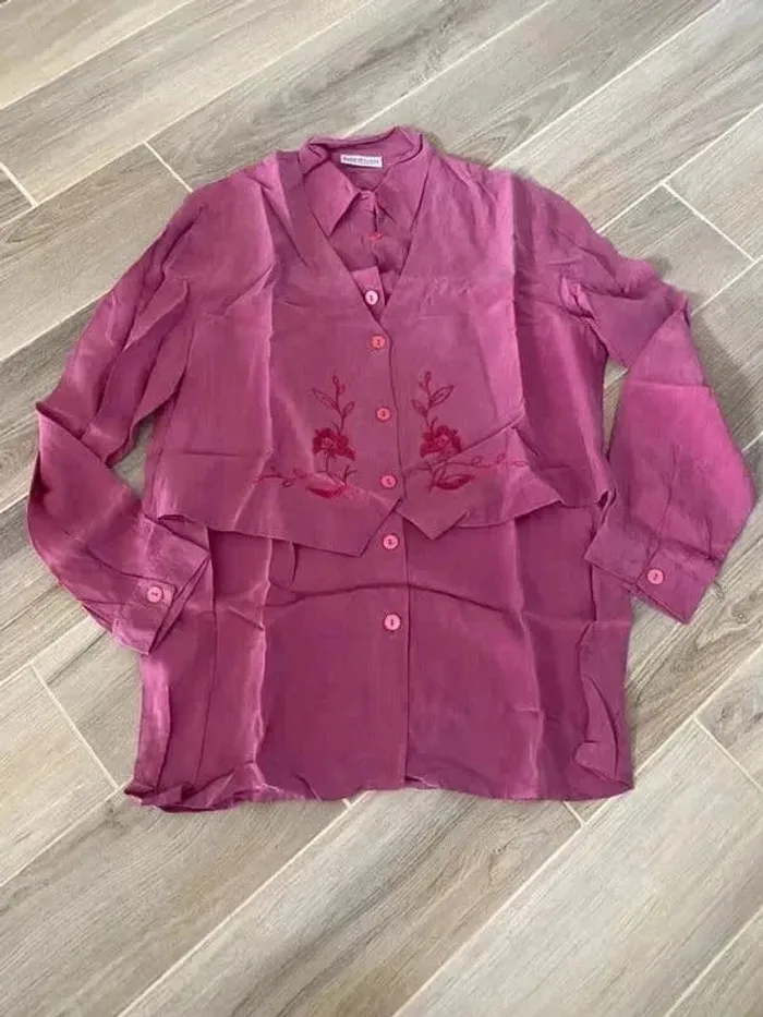 chemisier femme vintage taille 44/XXL