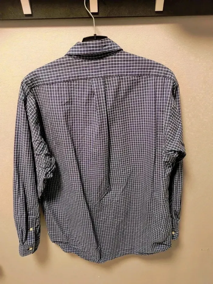 Chemise Ralph Lauren Blake à Carreaux Bleu Marine – Vintage Y2K - photo numéro 6