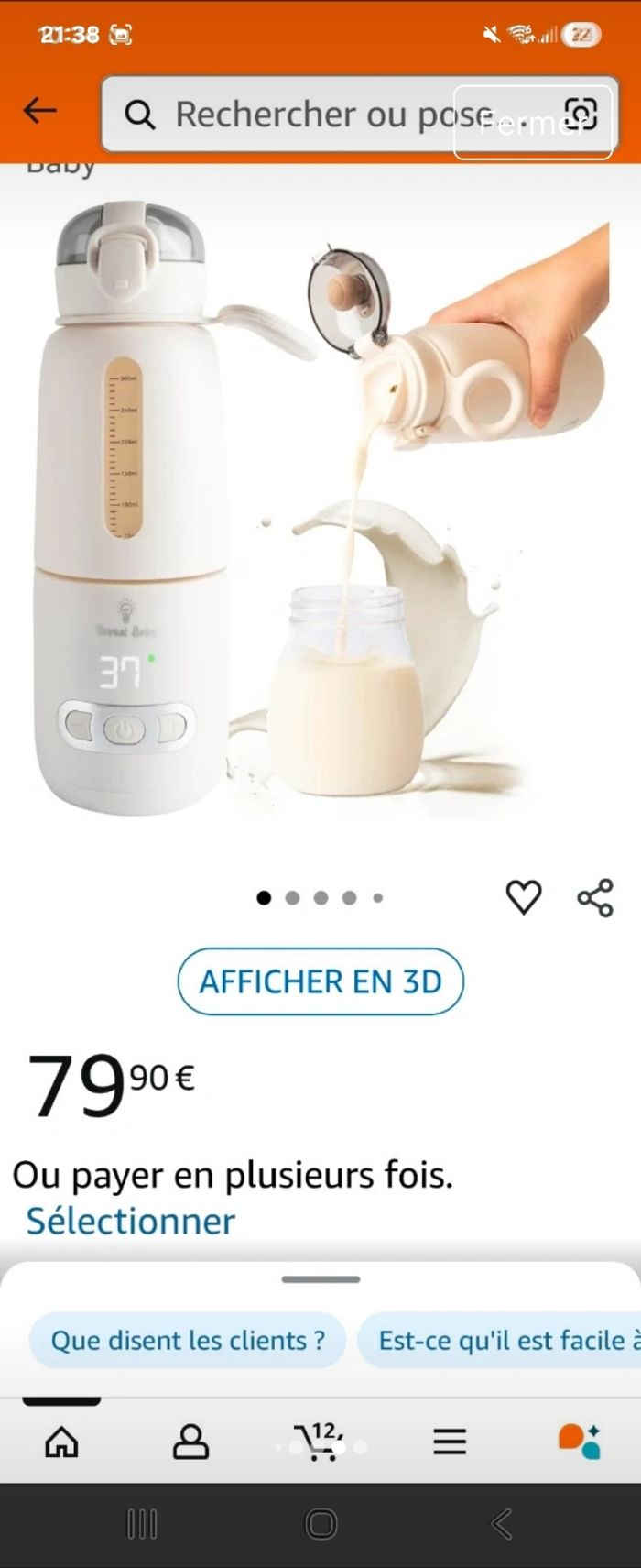 Chauffe biberon nomade - photo numéro 9