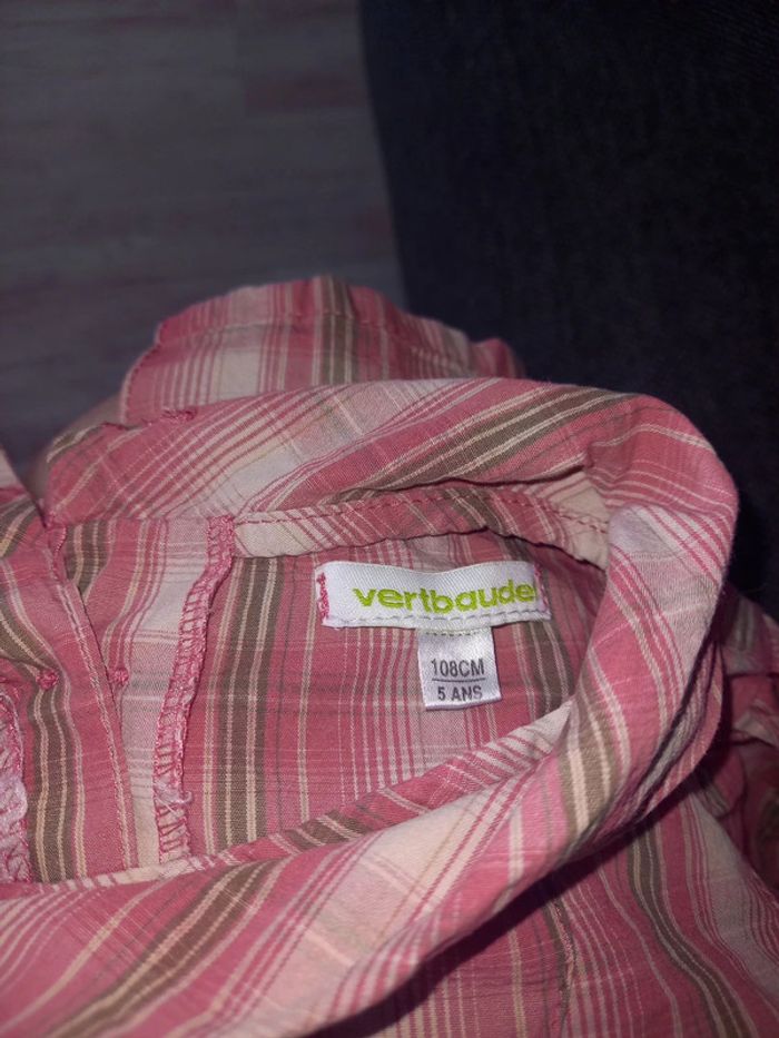 Chemise à carreaux rose. - photo numéro 4