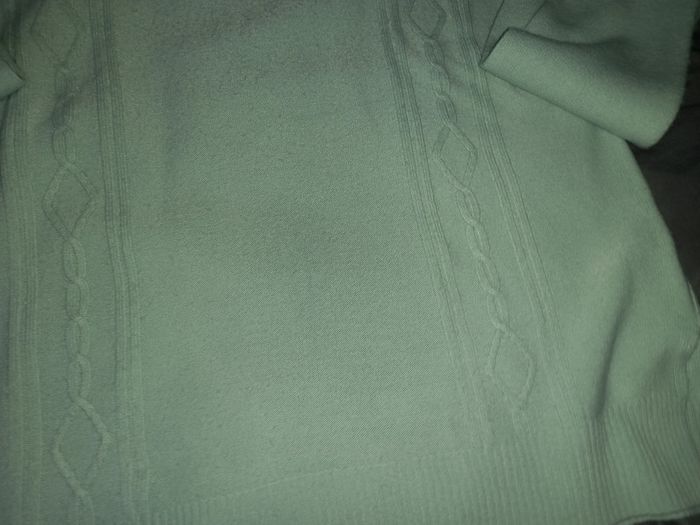 Pull vert menthe - photo numéro 4