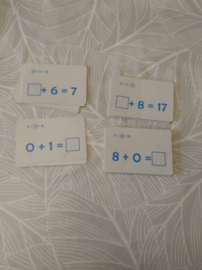 Cartes à calcul addition et soustraction - photo numéro 3