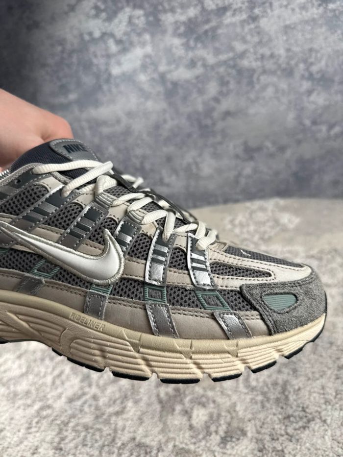 Nike P-6000 Running - Flat Pewter - Grey & Beige & Green - photo numéro 16