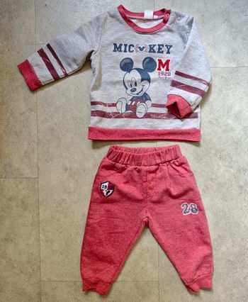 12  mois - ensemble sweat / jogging mixte Disney Baby