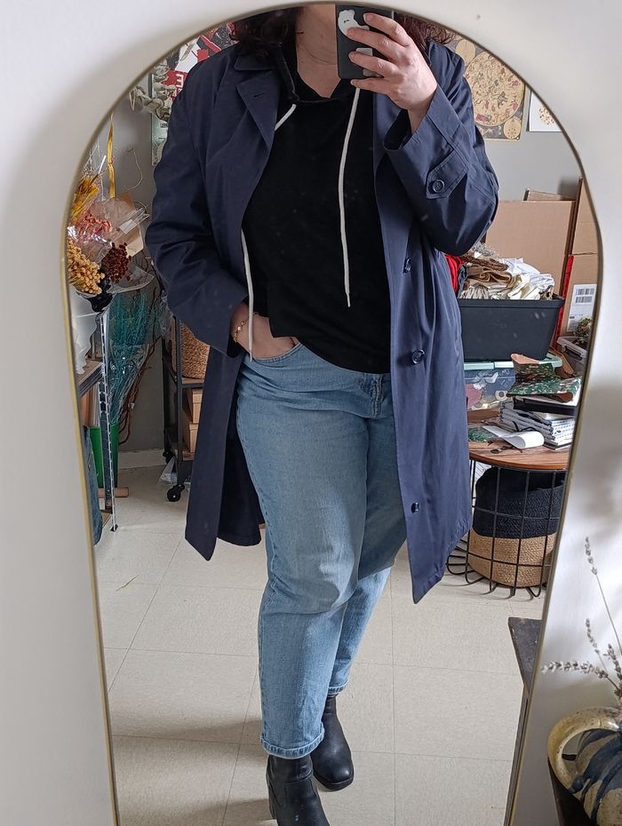 Trench imperméable bleu nuit Gleneagles - photo numéro 2