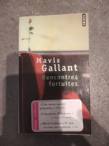 Rencontres fortuites Mavis Gallant Points 2010
